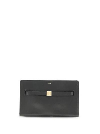 belted leather crossbody bag