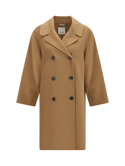 magnolia double-breasted virgin wool coat