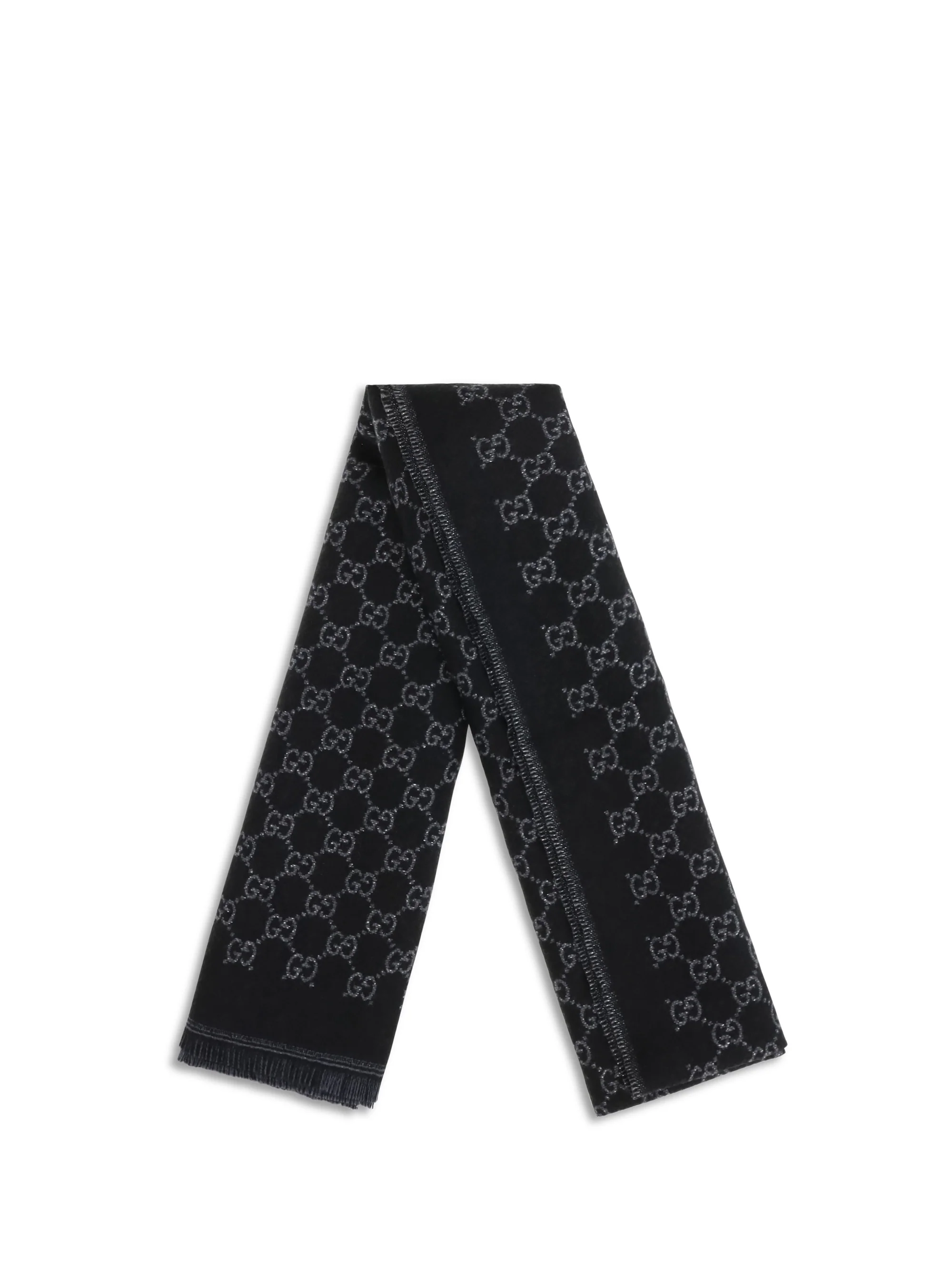 GUCCI OS miss stenny gg monogram wool scarf