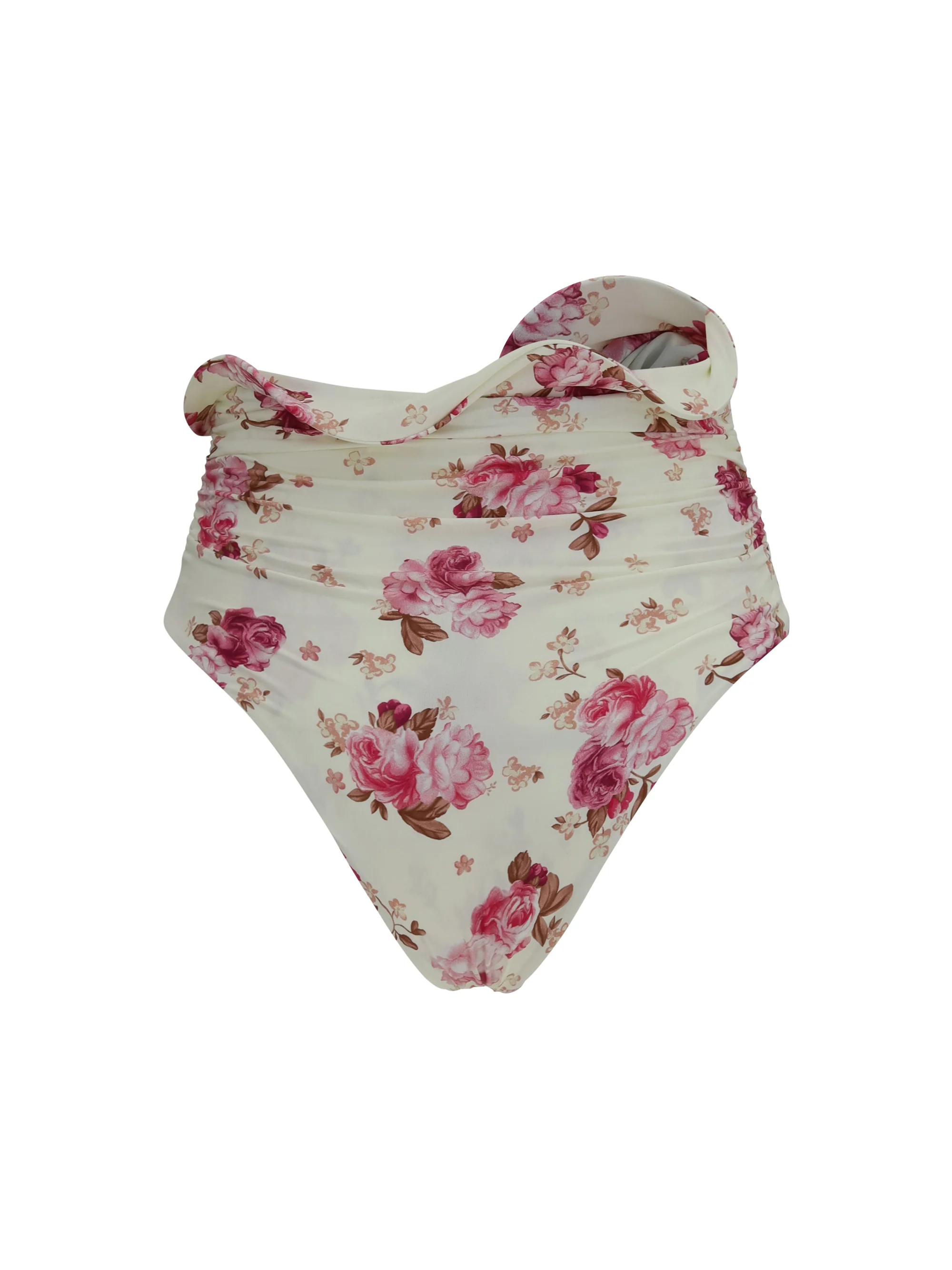 shaping floral-print bikini bottom