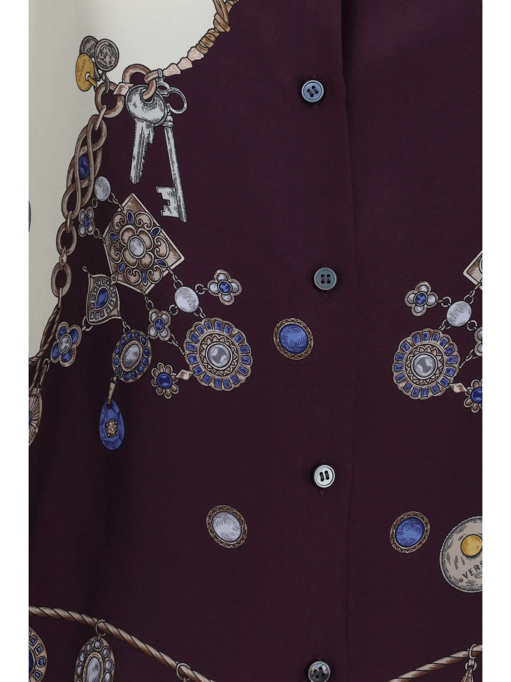 printed silk shirt