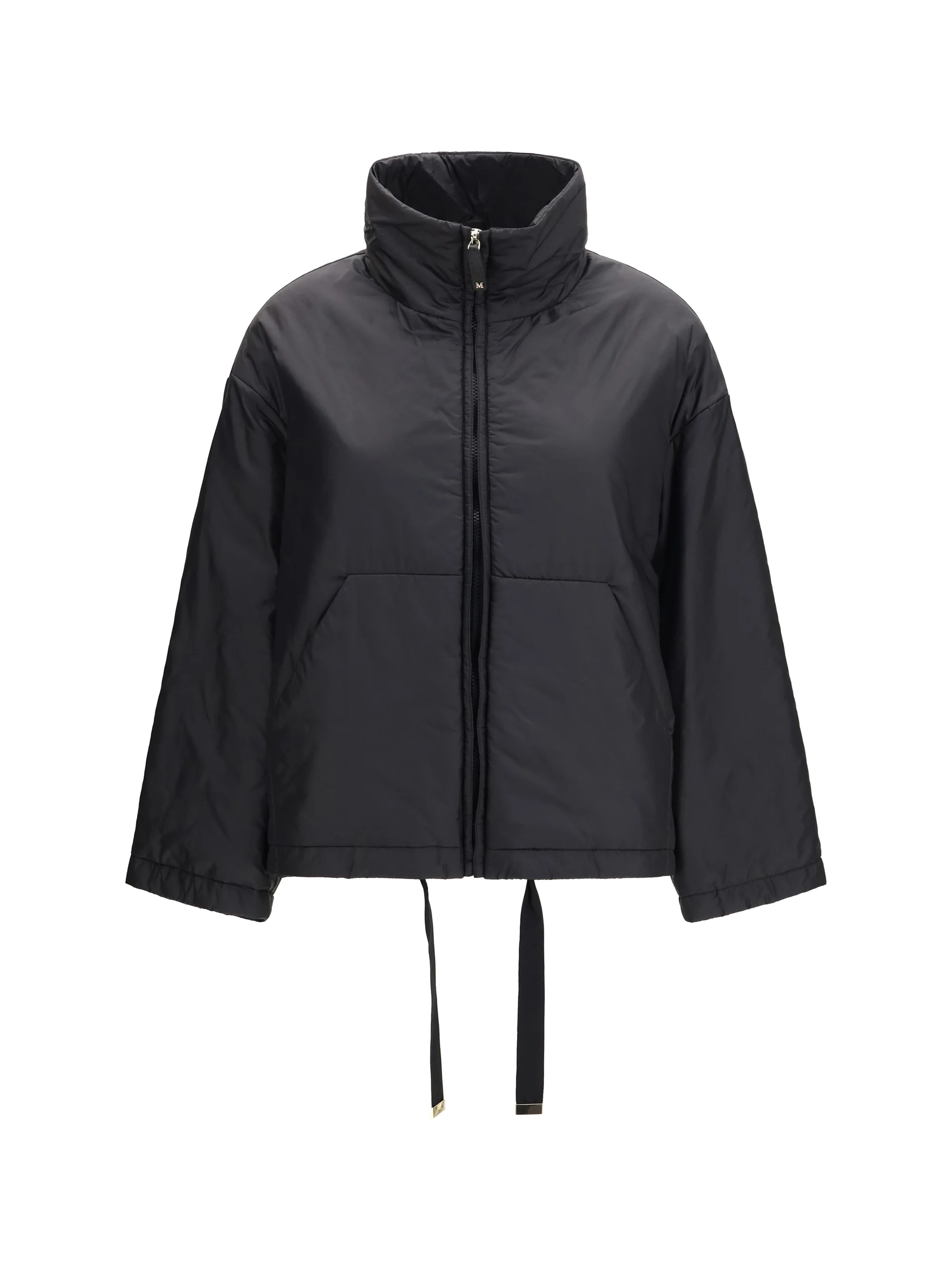 MAX MARA THE CUBE 38 short padded jacket in water repellent canvas