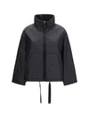 short padded jacket in water repellent canvas