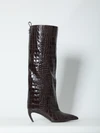 lea dark brown boots