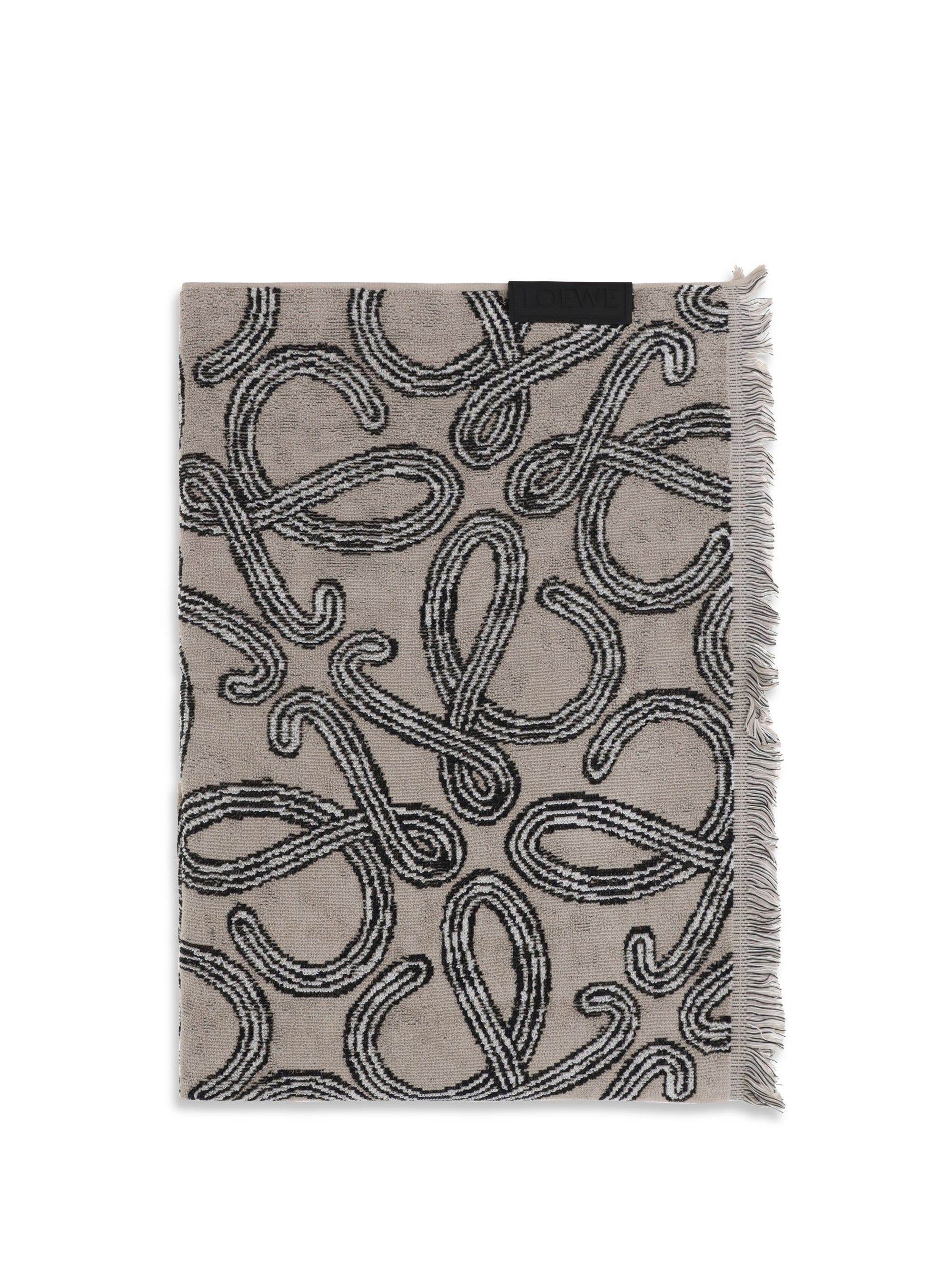 jacquard cotton terry towel
