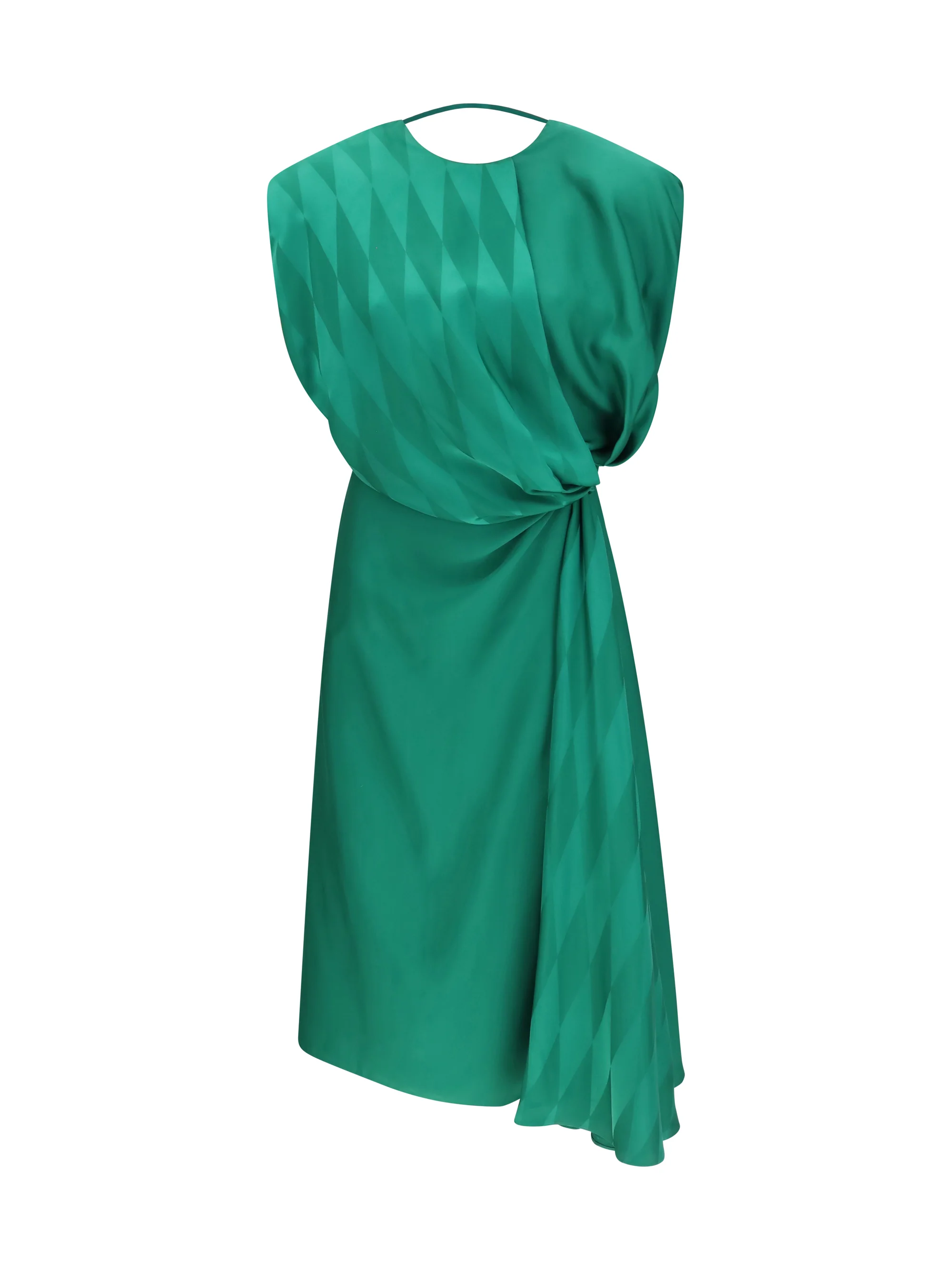 VERSACE 40 midi silk dress with twist detail