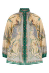 indra blouse in cotton-silk blend