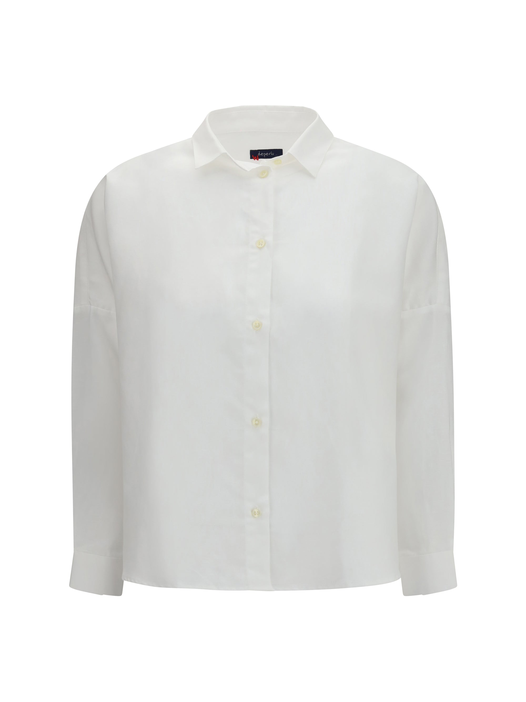 DEPERLU L cotton and linen blend shirt