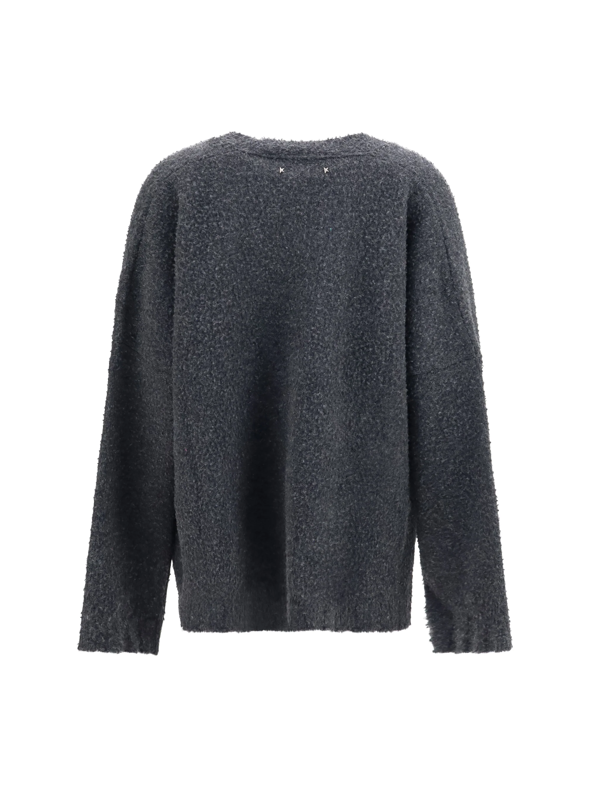 GOLDEN GOOSE M-L casentino-effect wool cardigan