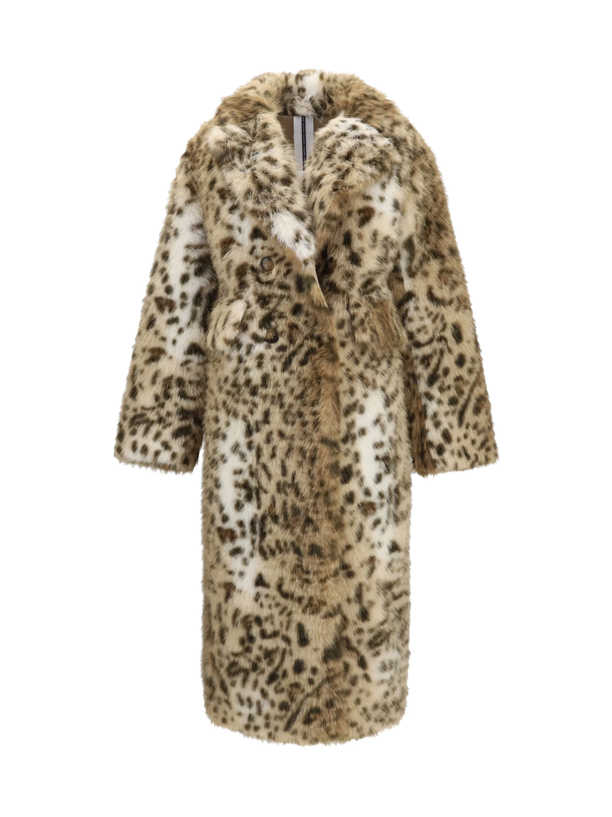 SWORD 6.6.44 38 leopard print faux fur coat