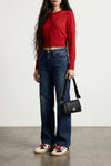 small hazel shoulder bag in hammered leather-effect pu