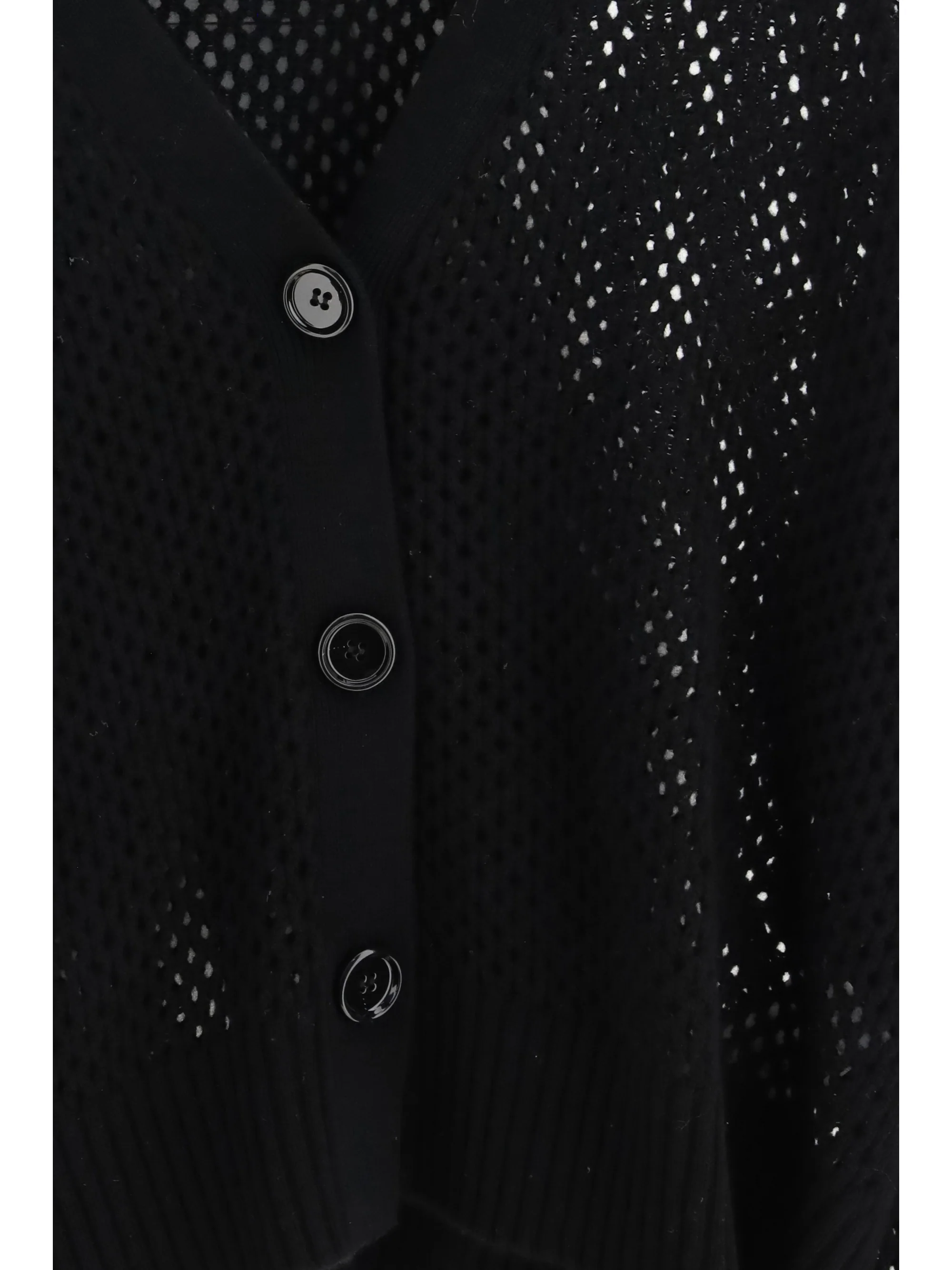 v-neck buttoned cardigan