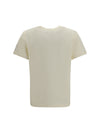 cotton t-shirt with a tone on tone embroidered logo