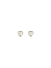vlogo signature earrings in metal and pearls