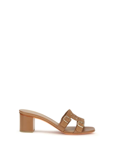 woven didi leather sandals