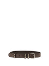 rockstud suede belt