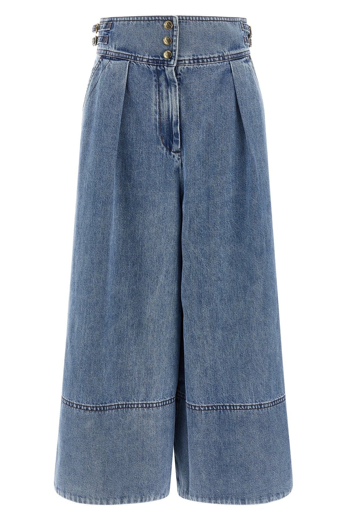 ZIMMERMANN 3 denim culotte high waist jeans
