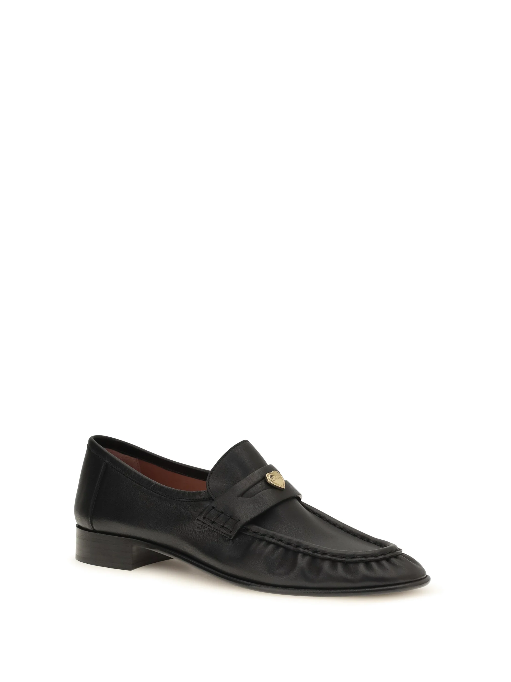 CHLOÉ 36 letti leather loafers