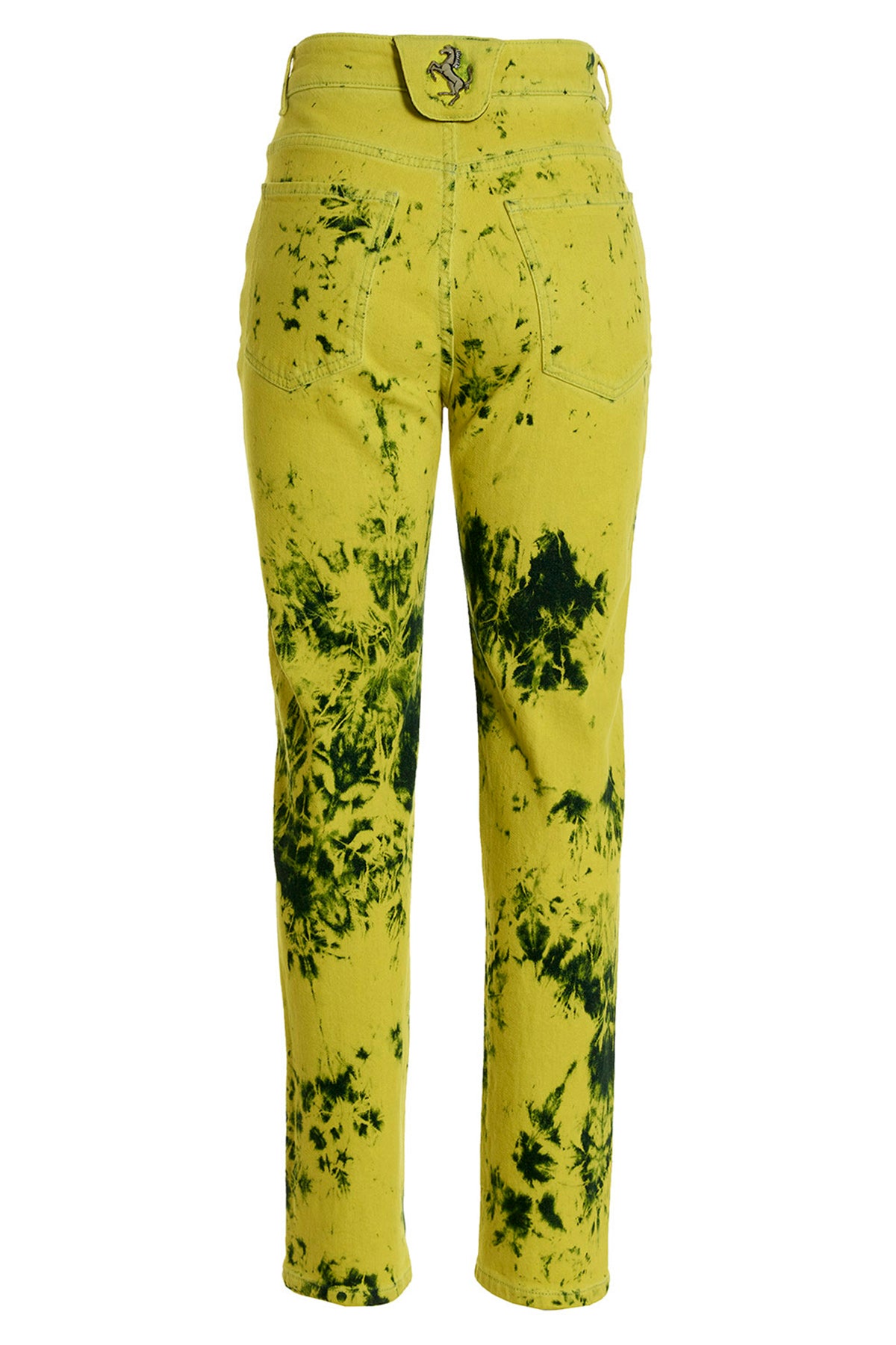 FERRARI 26 all-over tie dye print cotton denim jeans