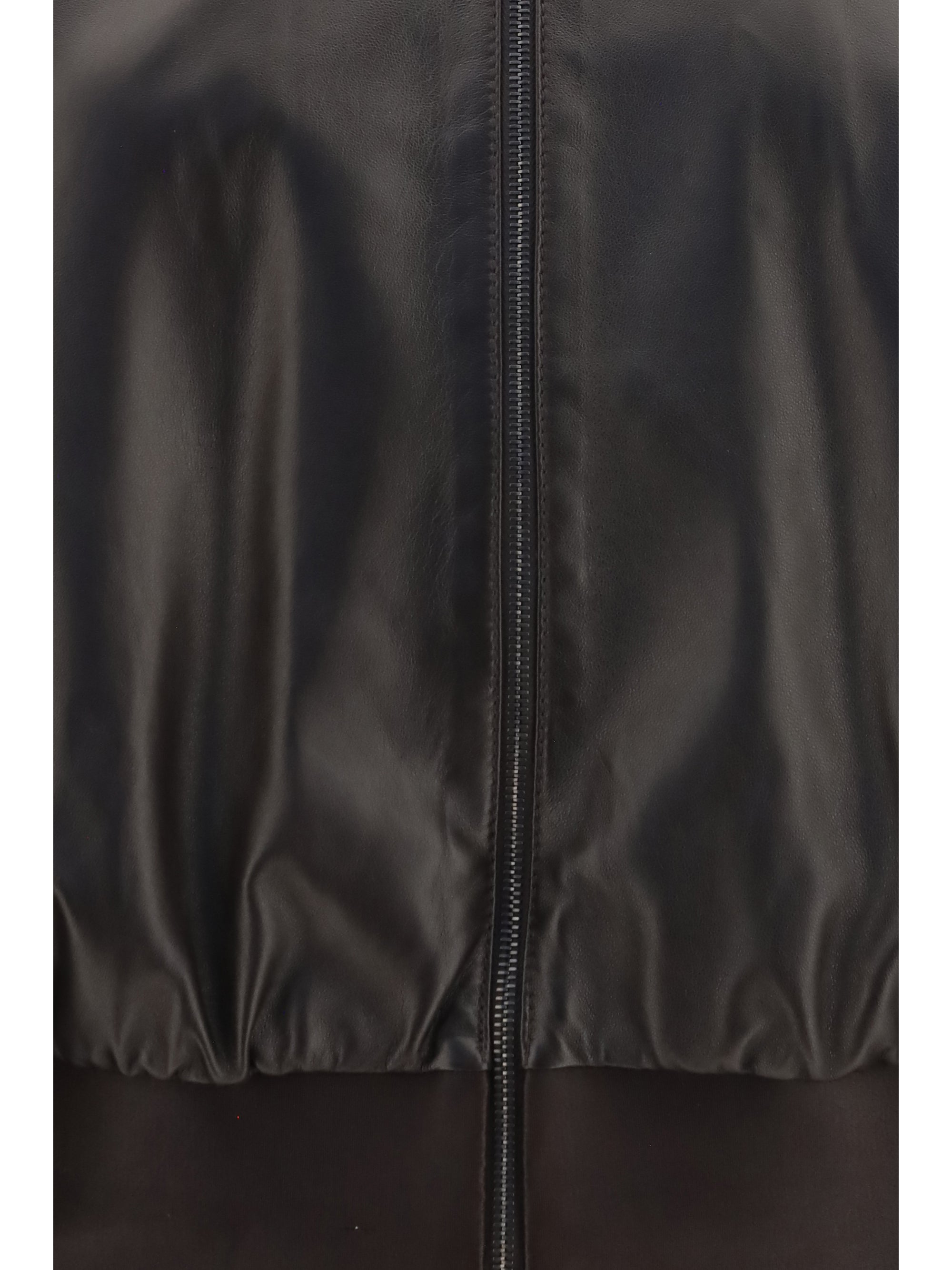 soft nappa bomber jacket