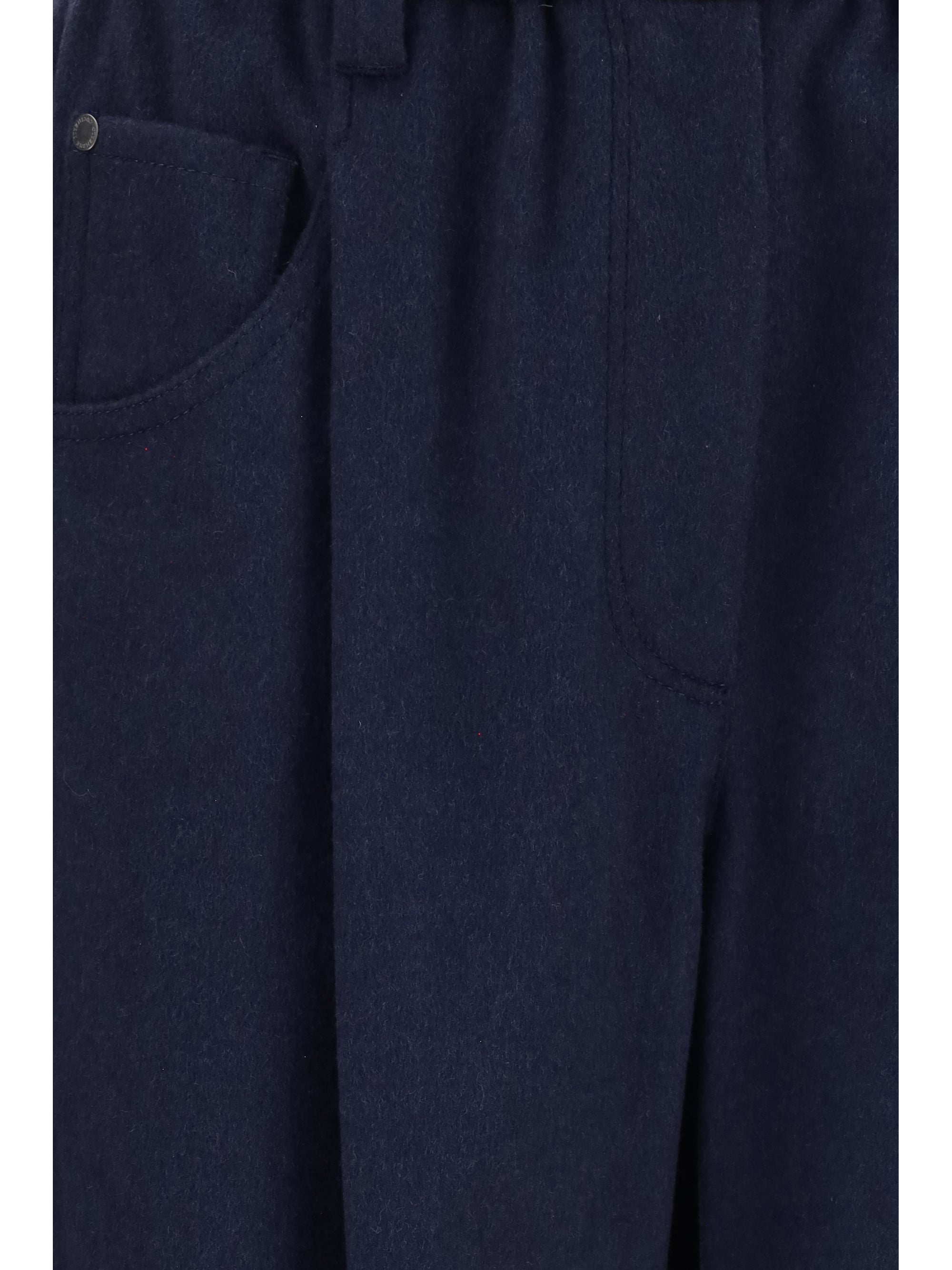 stretch wool pants