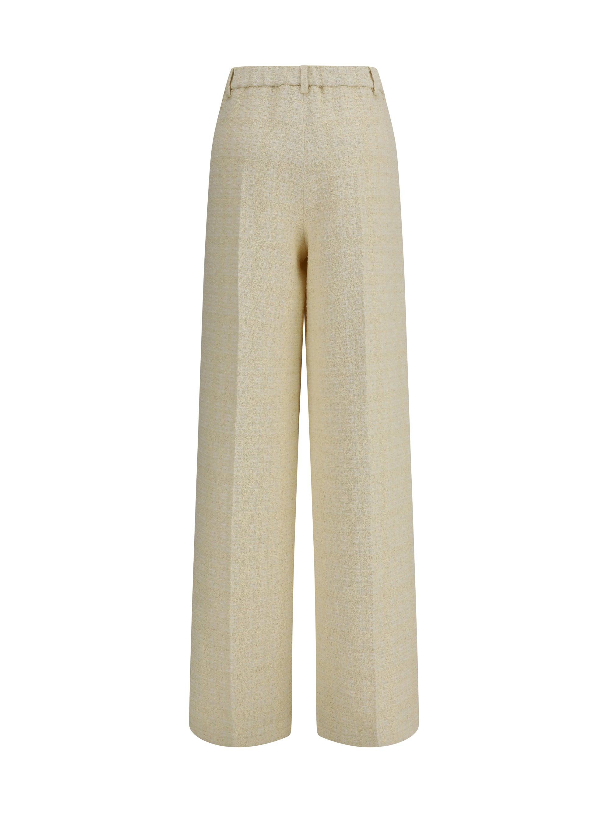 GUCCI 40 cotton tweed check pants 