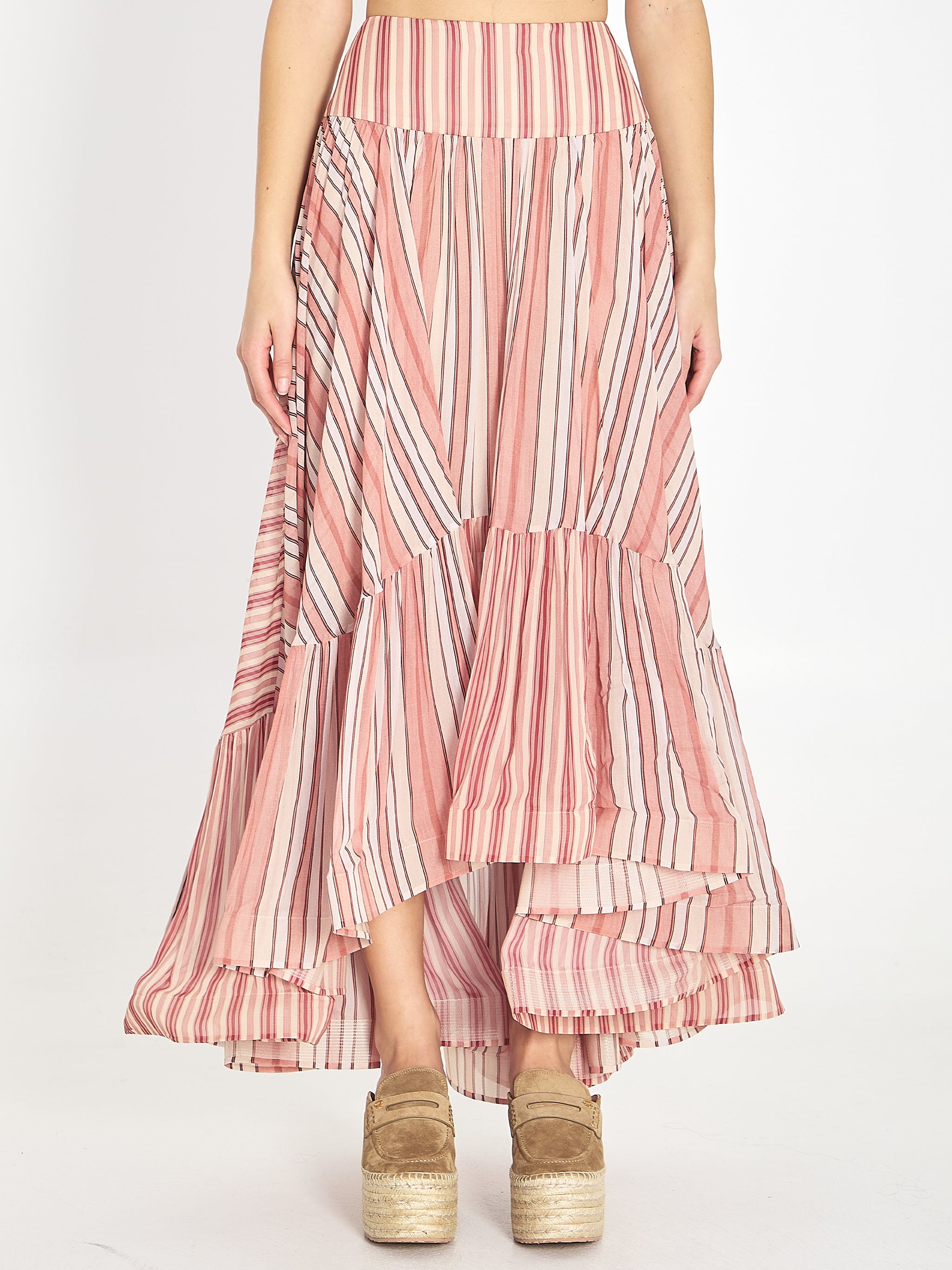 bohémien rebellion midi skirt