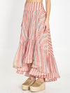 bohémien rebellion midi skirt