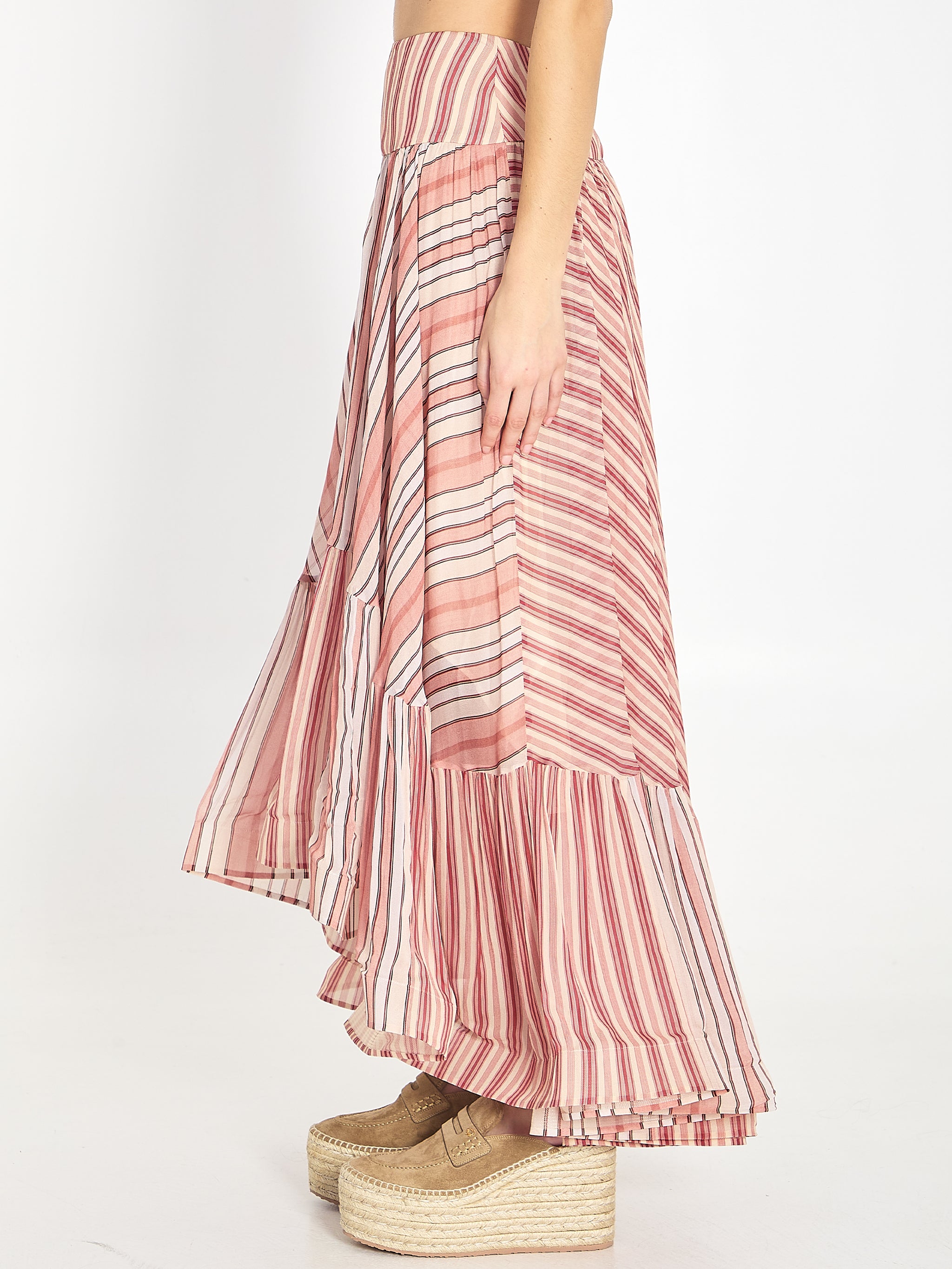 bohémien rebellion midi skirt