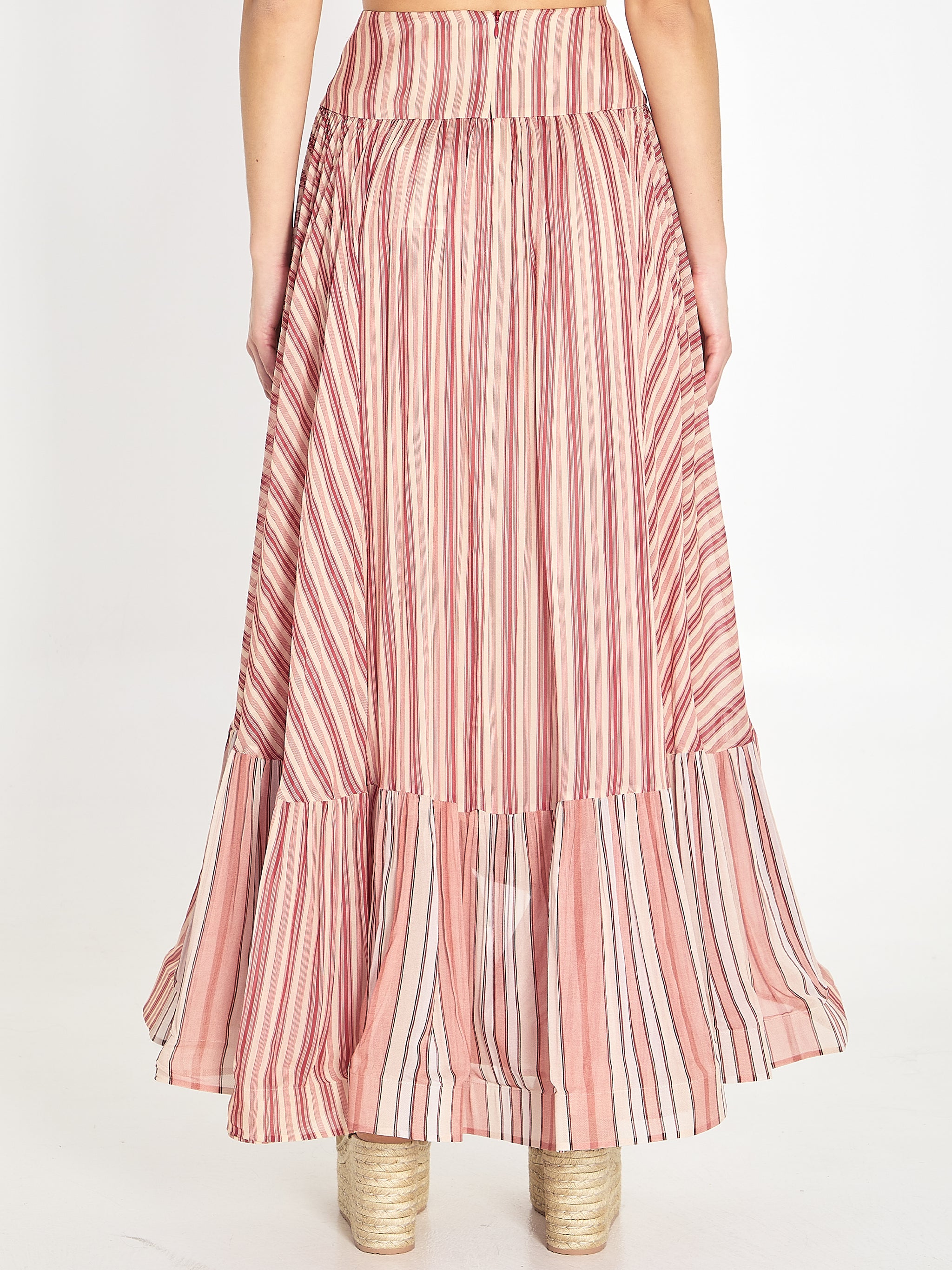 bohémien rebellion midi skirt
