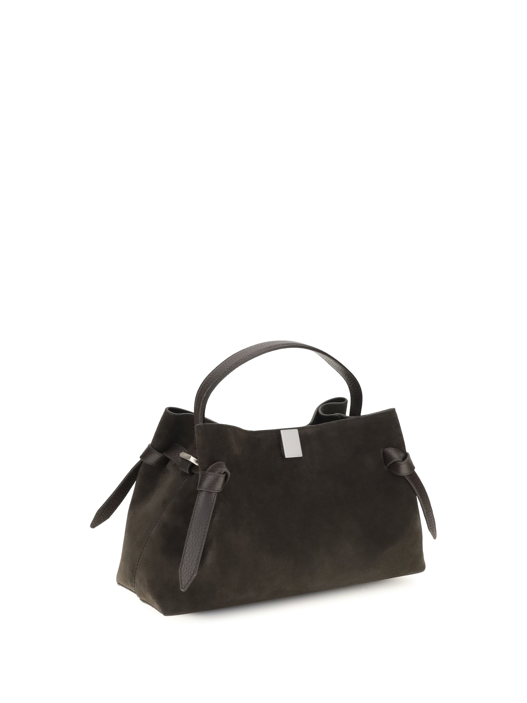 YUZEFI OS gyoza suede shoulder bag