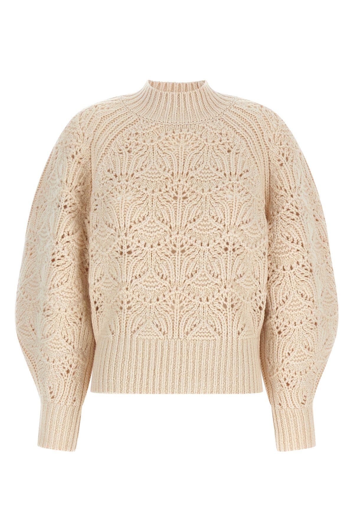 ZIMMERMANN 1 hypnotic cable knit wool sweater
