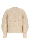 hypnotic cable knit wool sweater