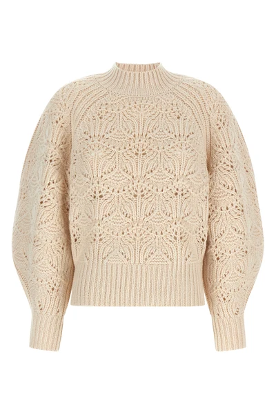 hypnotic cable knit wool sweater
