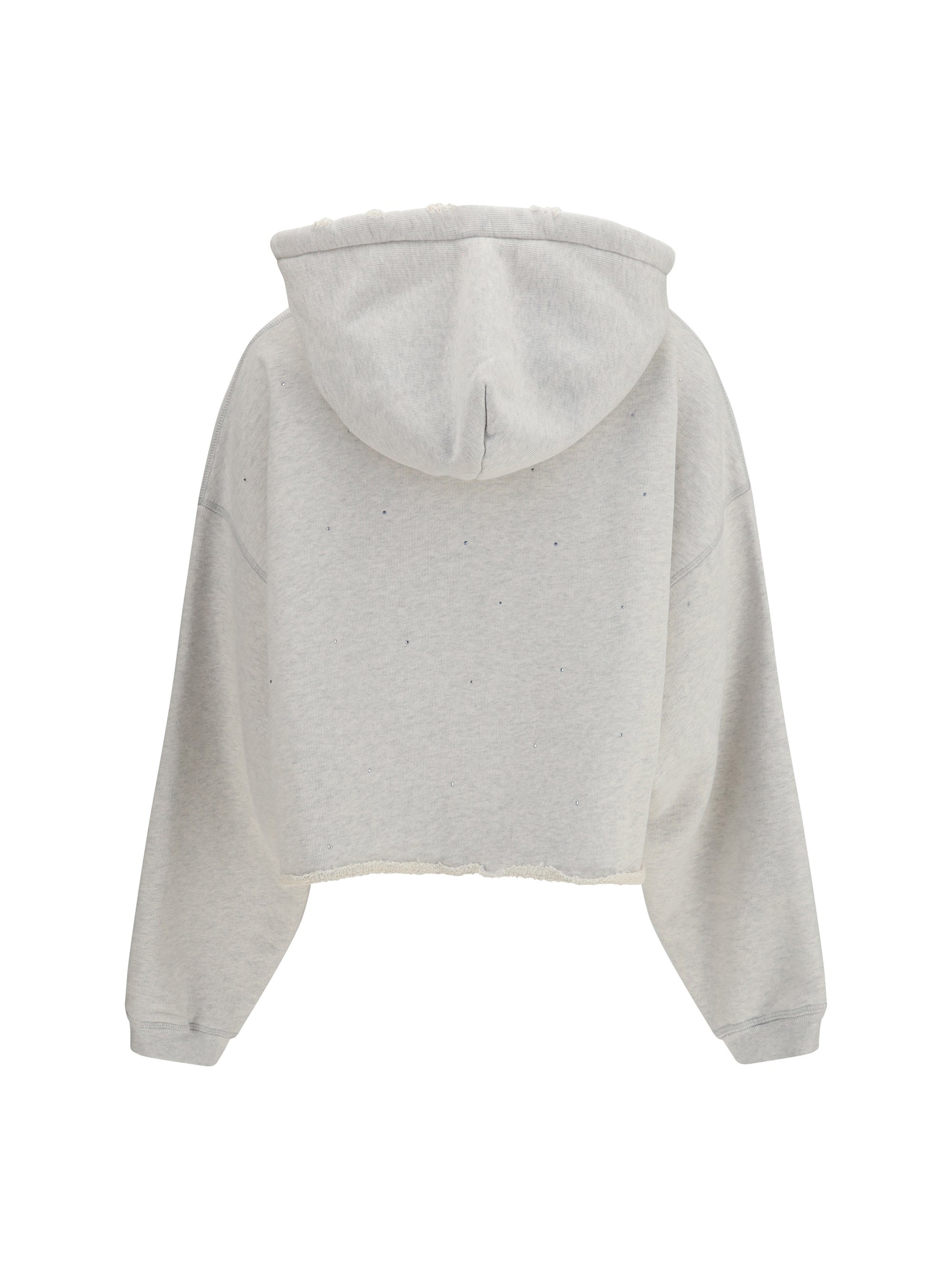 GOLDEN GOOSE L star cropped hoodie 