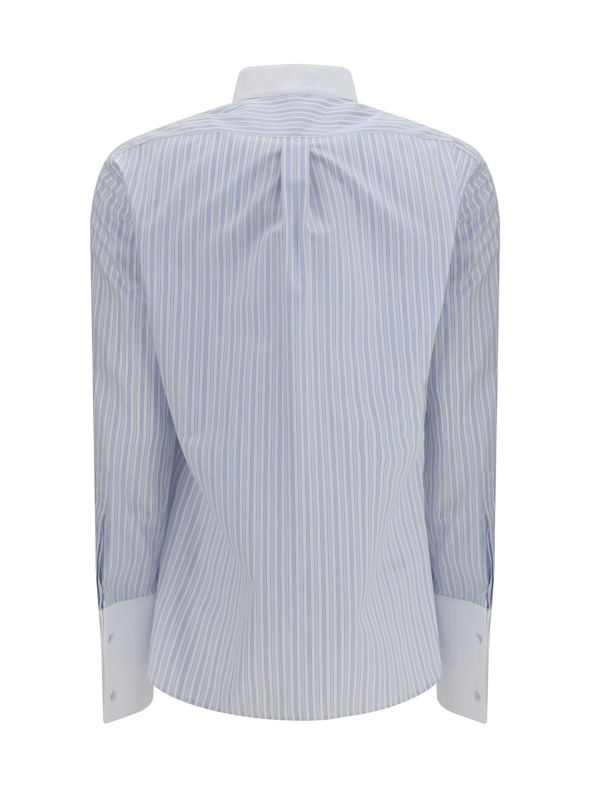 striped shirt with front detail