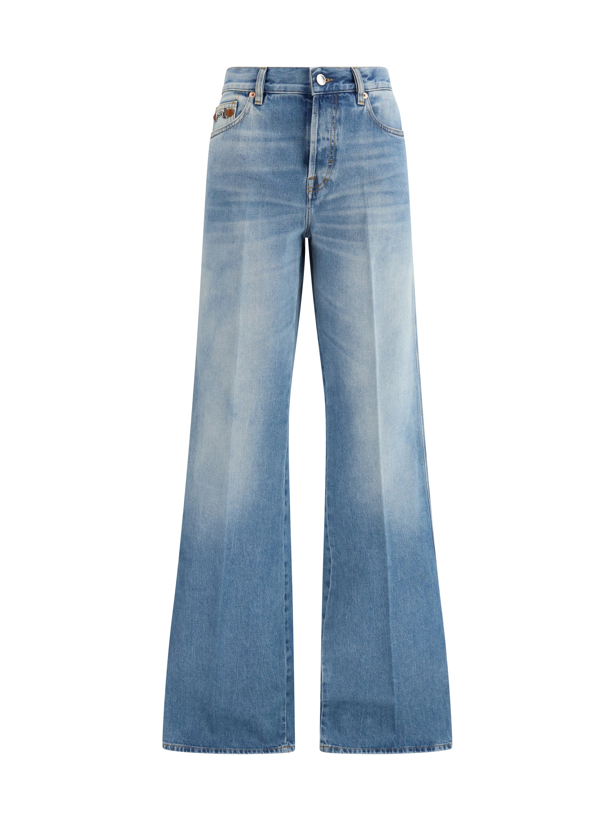 GUCCI 25 cotton denim flare jeans
