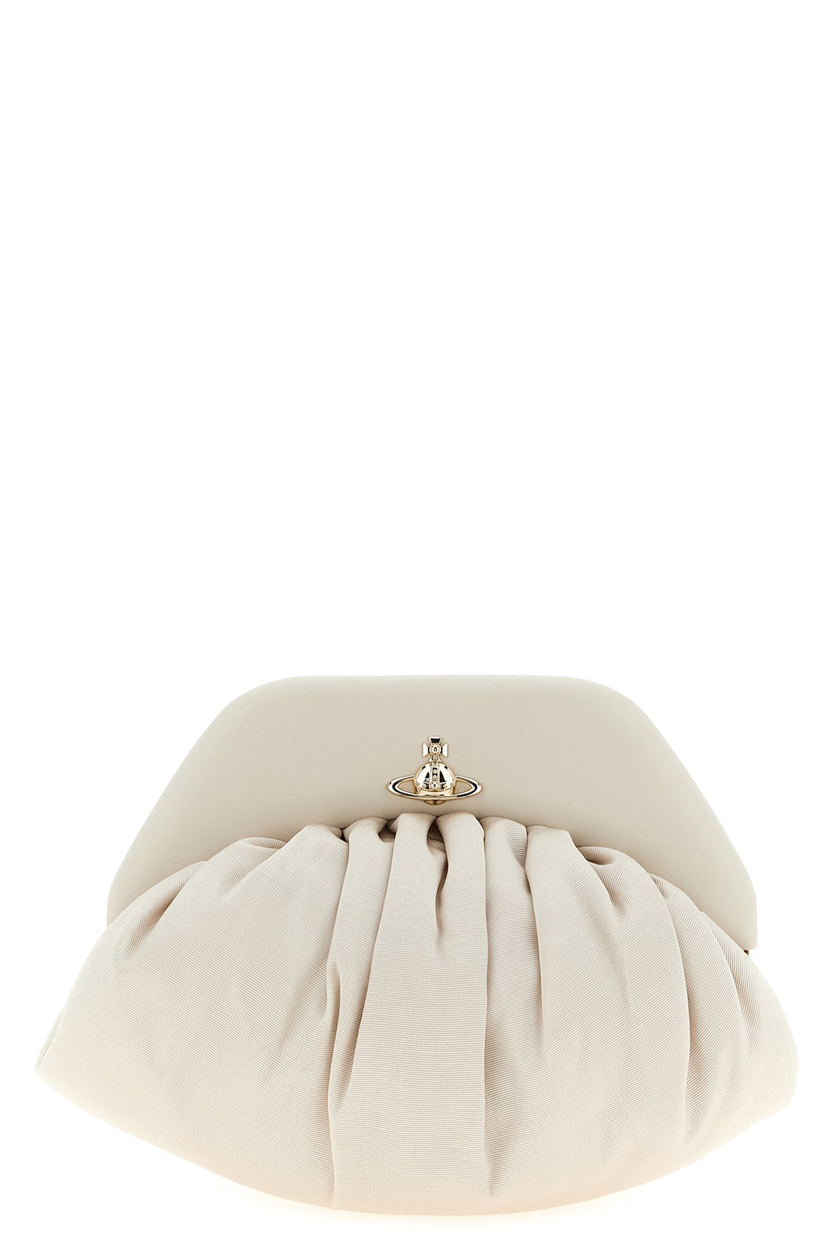 VIVIENNE WESTWOOD OS brooke clutch in moiré fabric