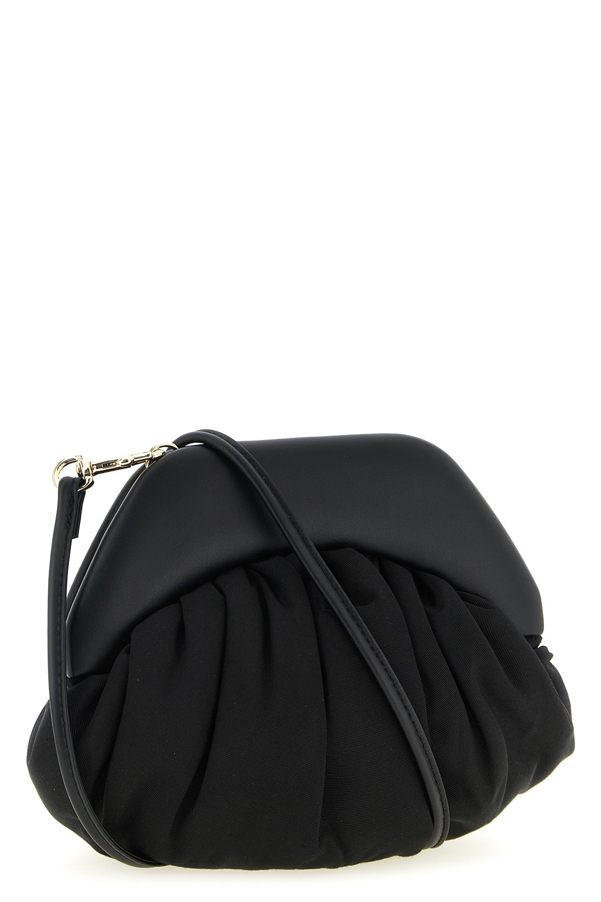 brooke crinkled fabric clutch