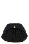 brooke crinkled fabric clutch