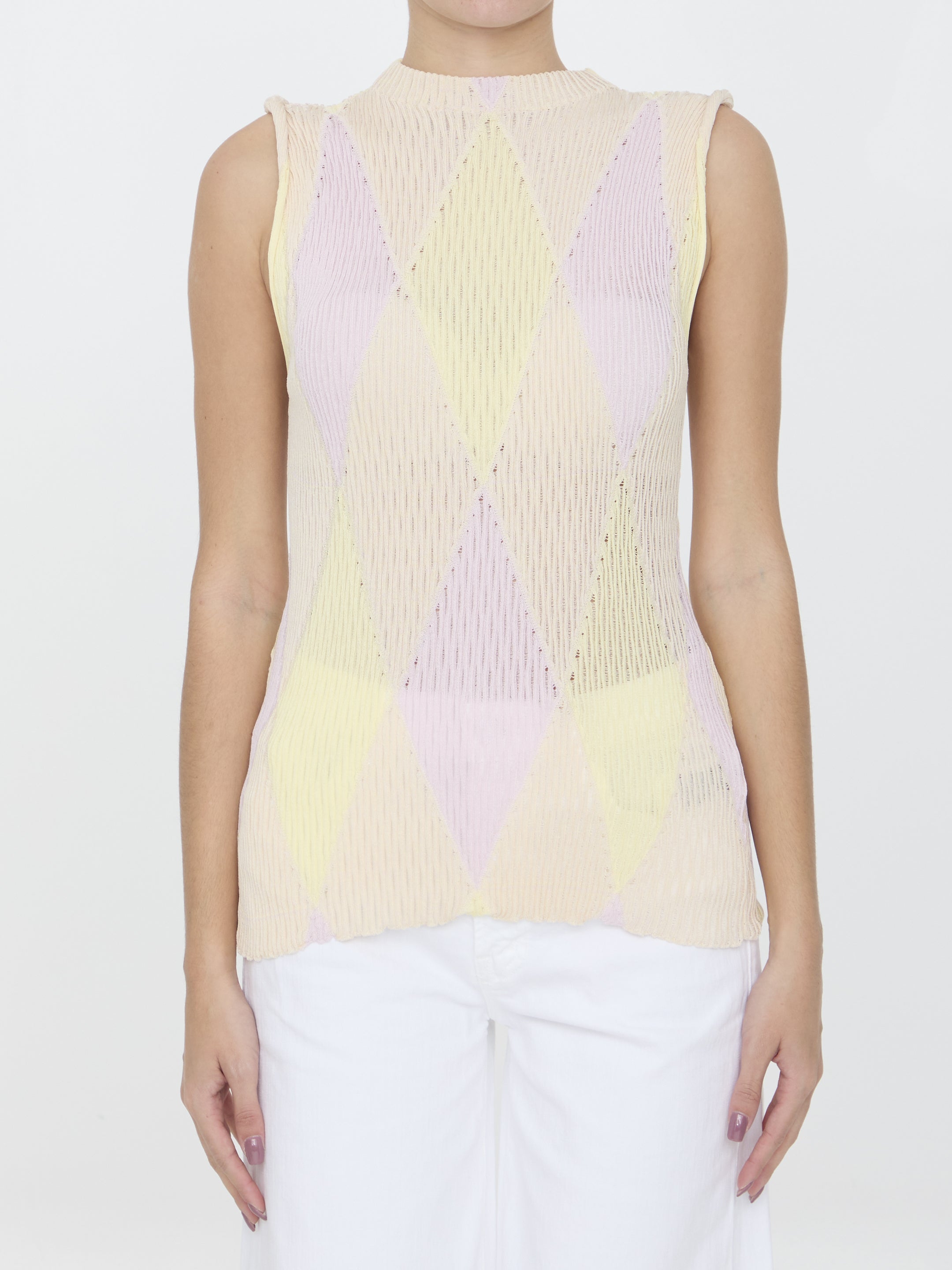 BURBERRY S argyle top