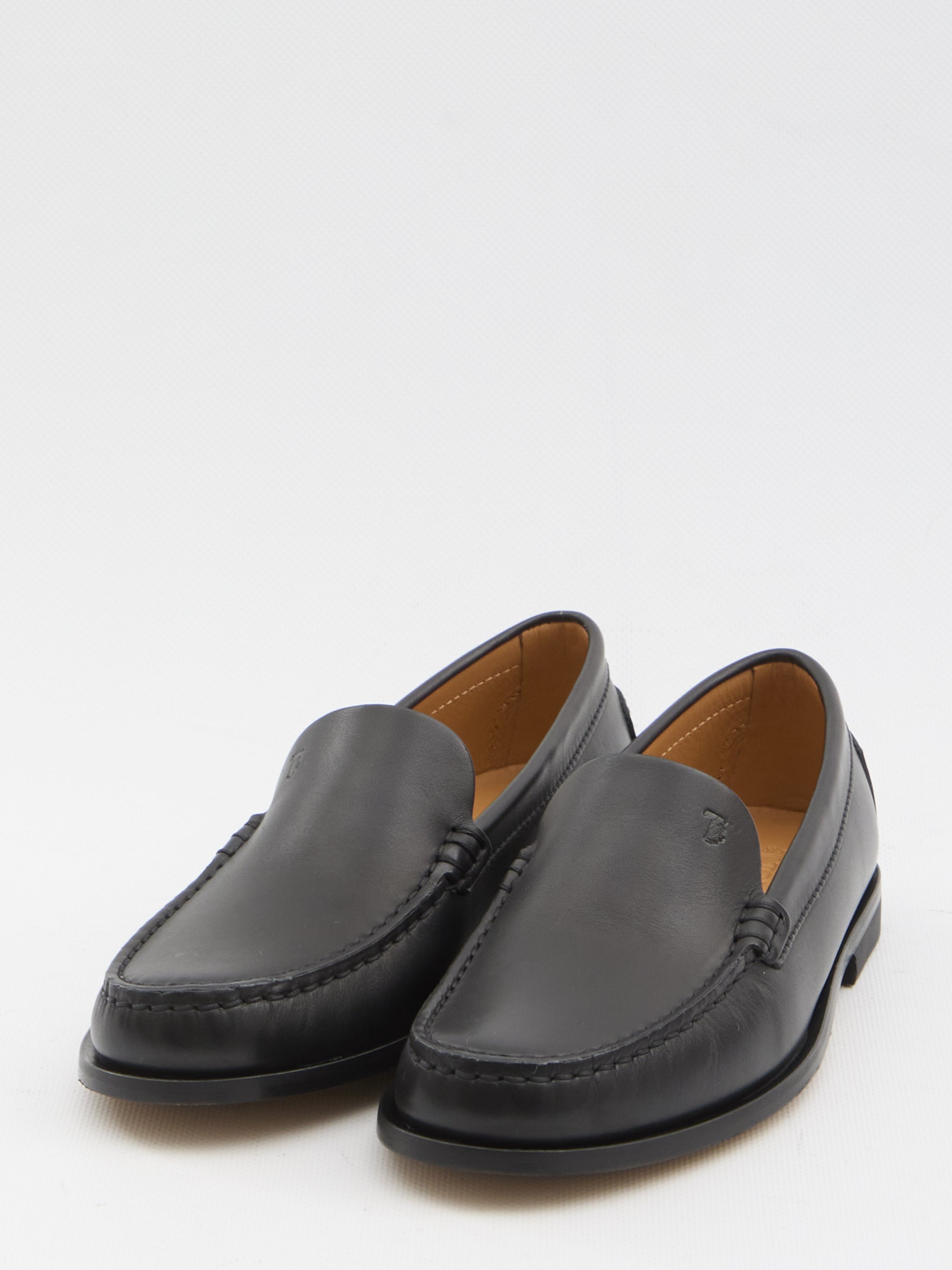 metal dots loafers