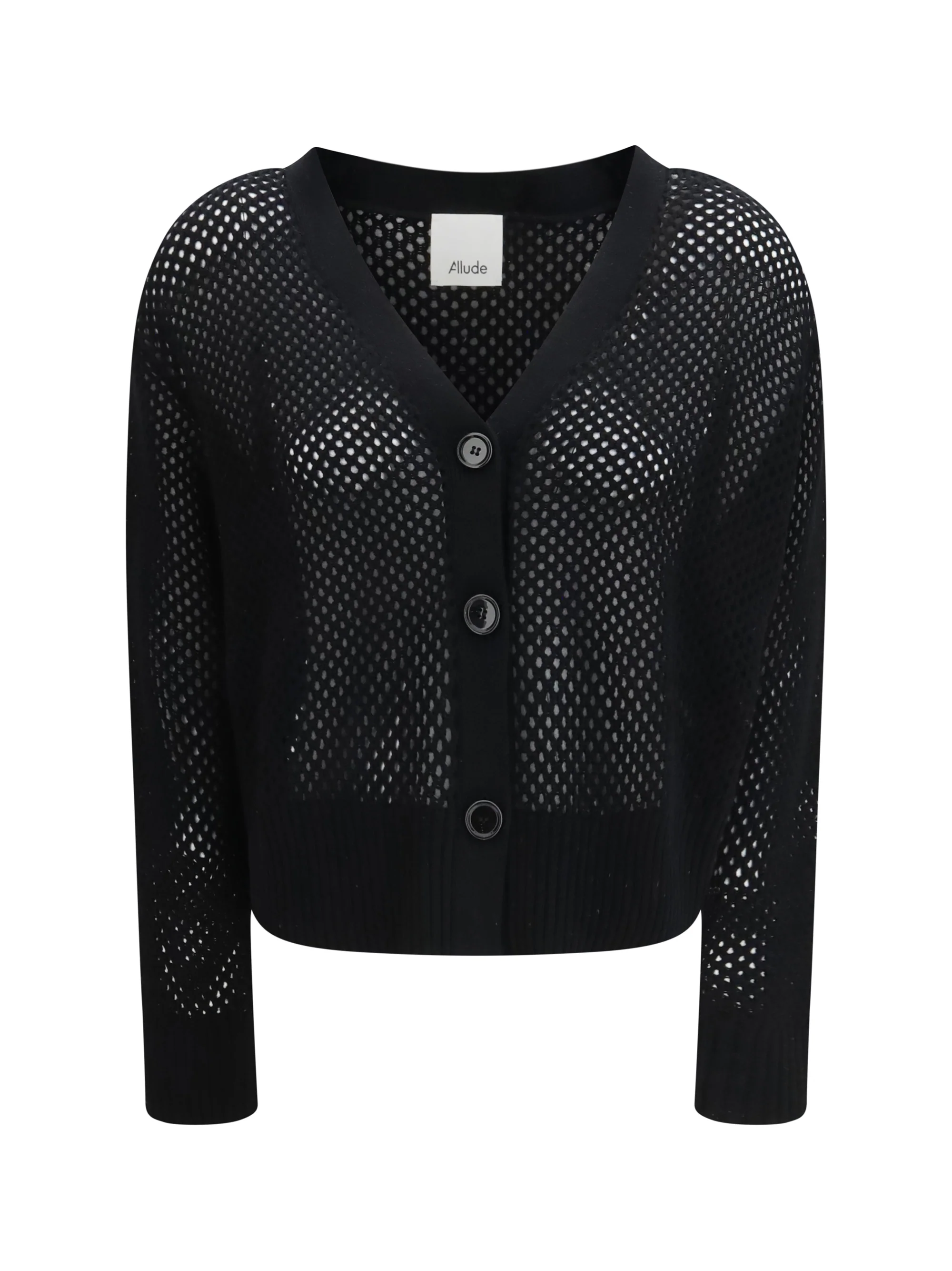 v-neck buttoned cardigan