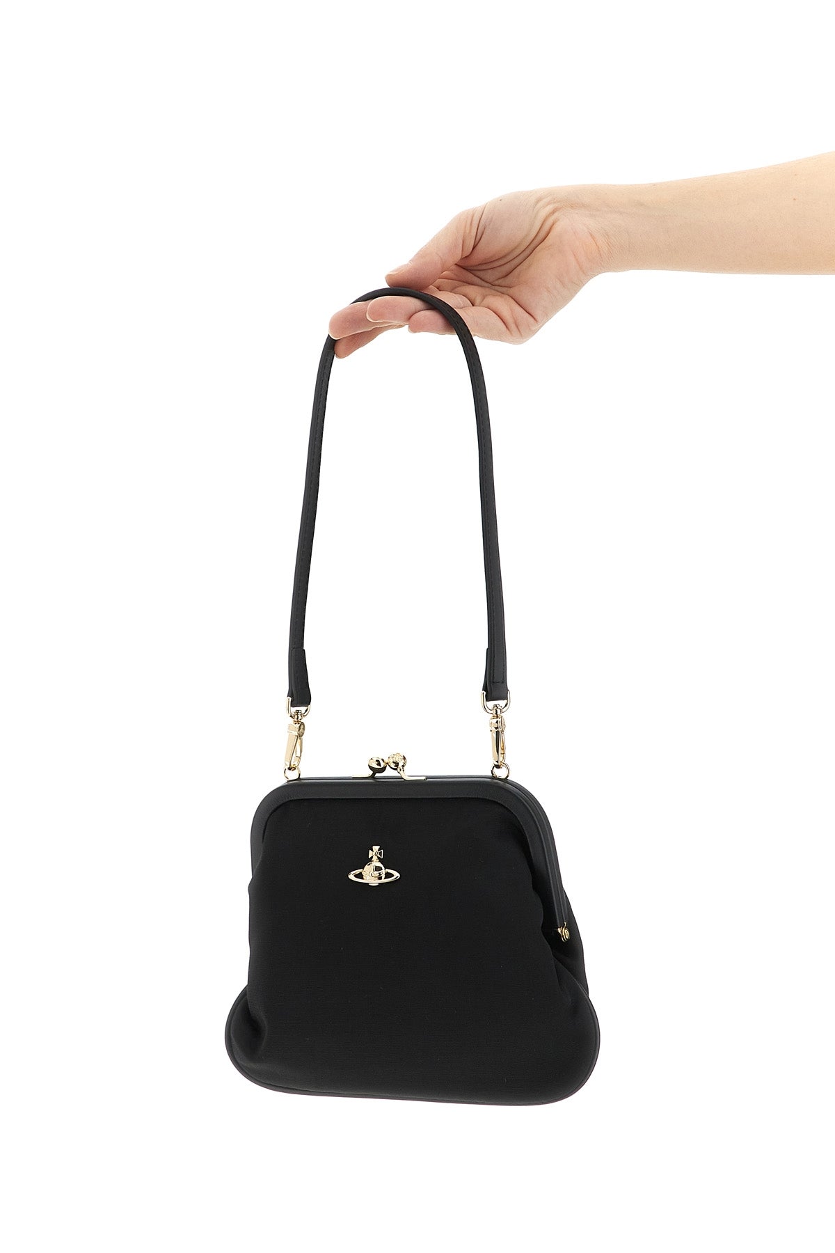 VIVIENNE WESTWOOD OS vivienne tulle-effect fabric clutch