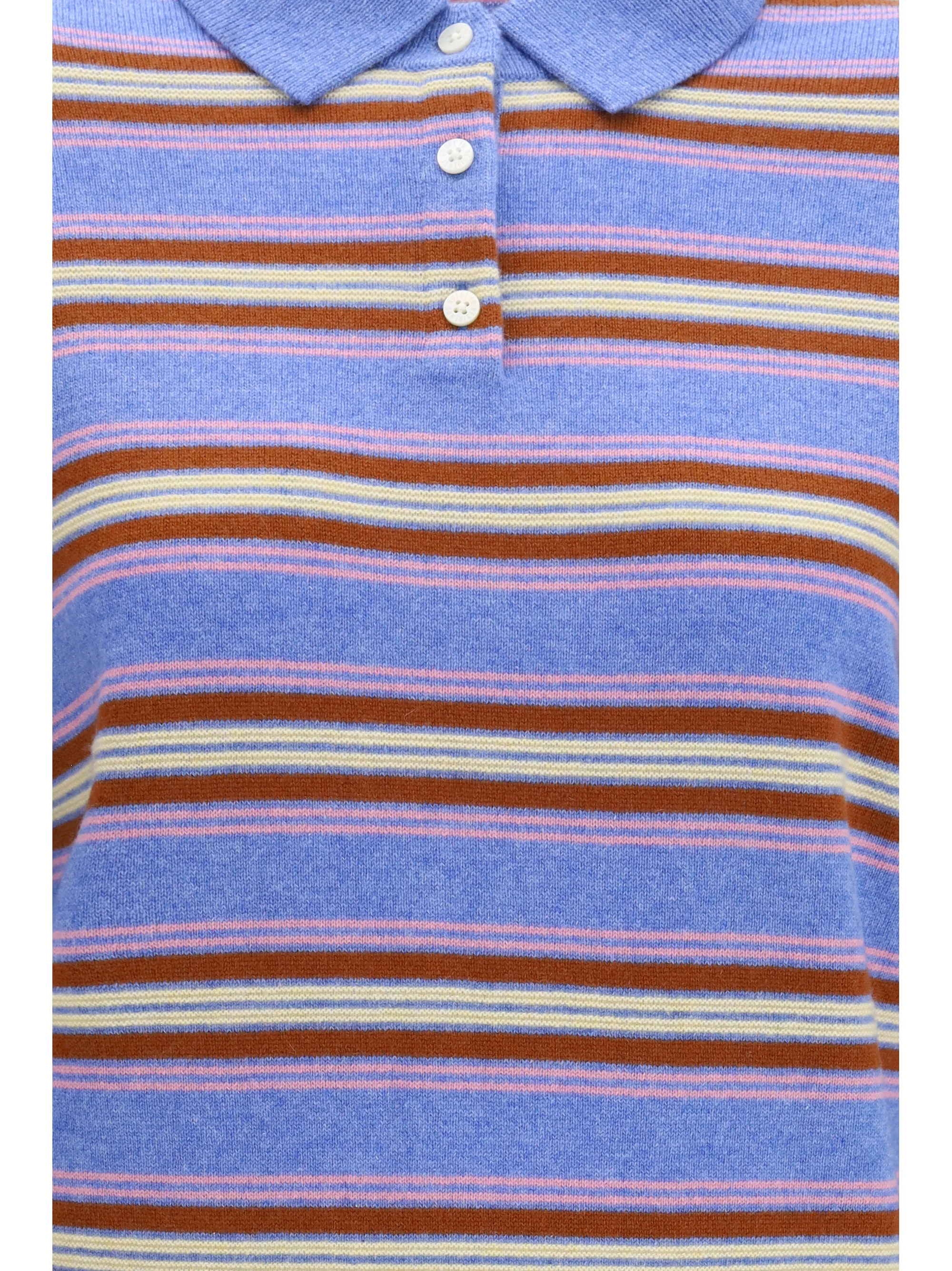 college striped polo sweater