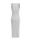 midi dress in ribbed cotton