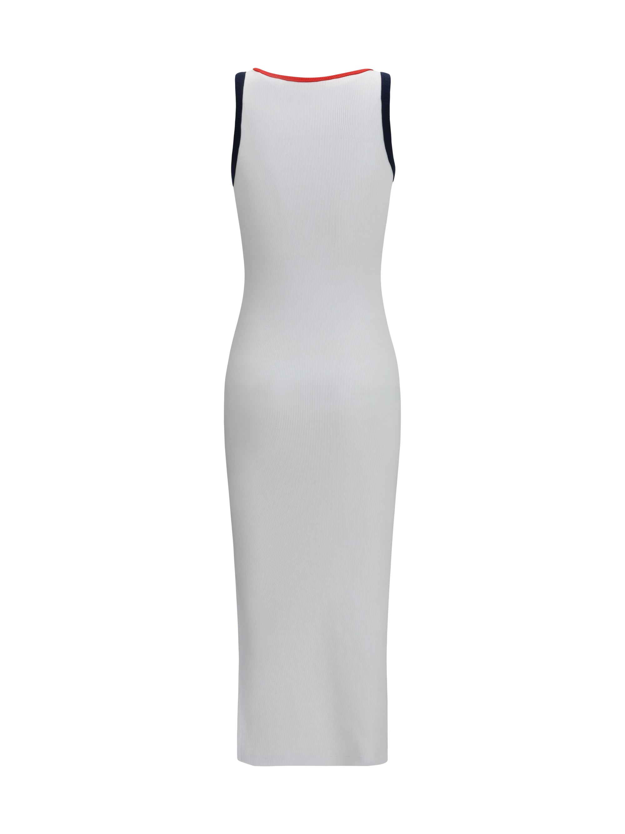 midi dress in ribbed cotton