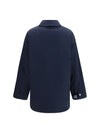 reversible padded jacket in radzmir and water repellent canvas