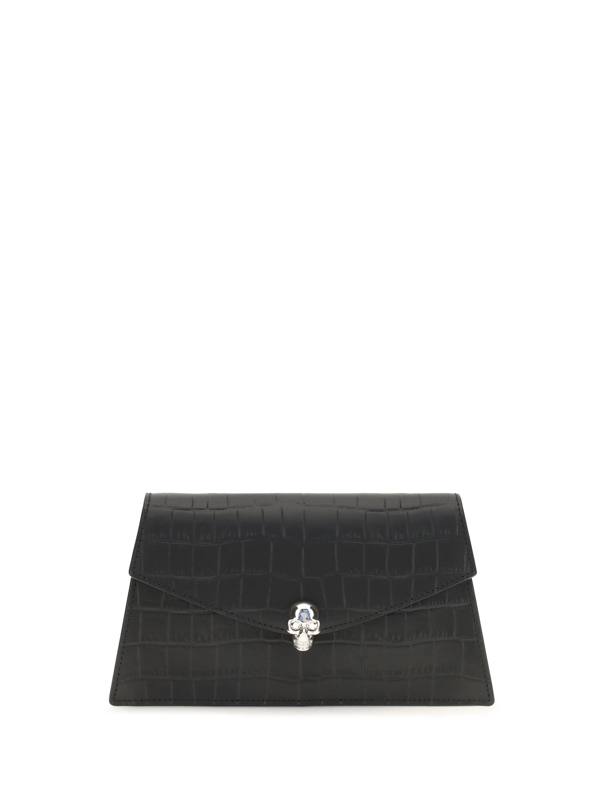 ALEXANDER MCQUEEN OS mini skull clutch