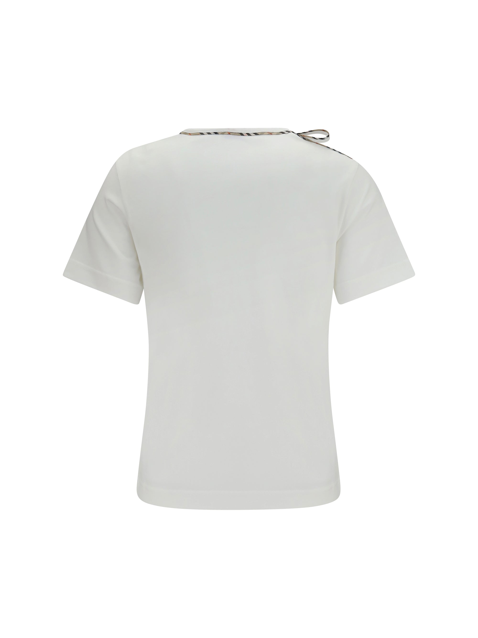 BURBERRY S cotton lace-detail t-shirt